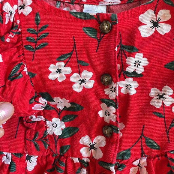 Beautiful fall/winter tunic dress ruffle sleeve 4 button front - Picture 5 of 5